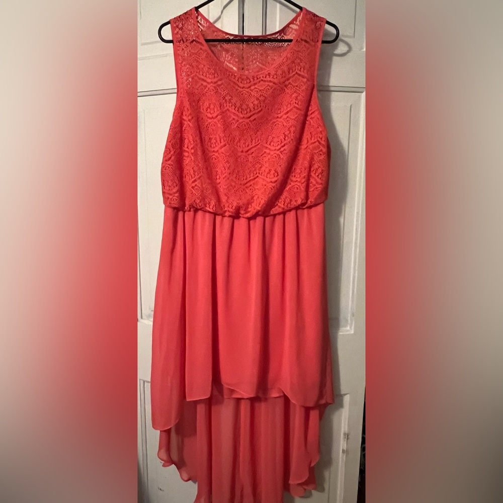 Coral Summer Dress